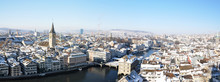 Winter View Of Zurich