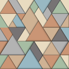 Wall Mural - Retro origami background