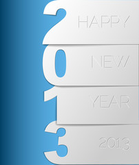 Wall Mural - Happy New Year 2013 vector card