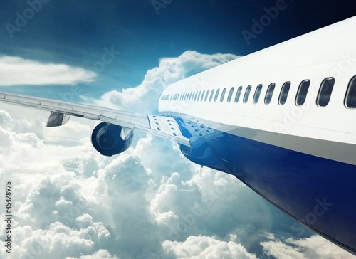 Naklejka - mata magnetyczna na lodówkę Airplane in Flight