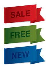 Wall Mural - vector colorful banners, labels