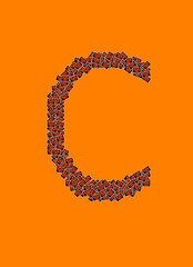 Happy Halloween Alphabet Letter C