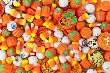 Poster - Spooky Orange Halloween Candy