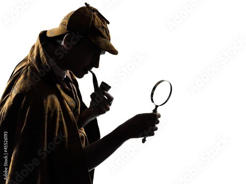 Fotografía sherlock holmes silhouette