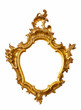 Gold frame unusual shape