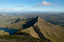 View From Snowdon Summit In North Wales