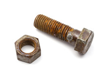 Rusty Nut And Bolt