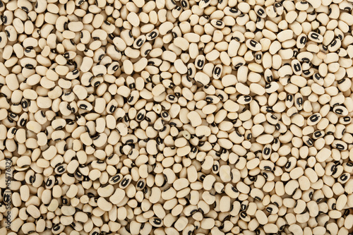 Fotografering Black eyes peas beans background texture