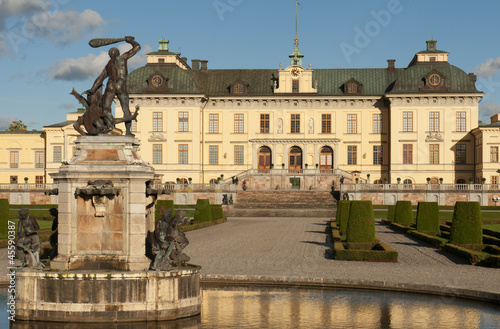 Stampe Drottningholms slott (royal palace) Stockholm, Sweden