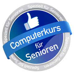 Sticker - Computerkurs für Senioren