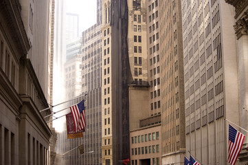 Wall Mural - Manhattan streets and skyscrapers, NY