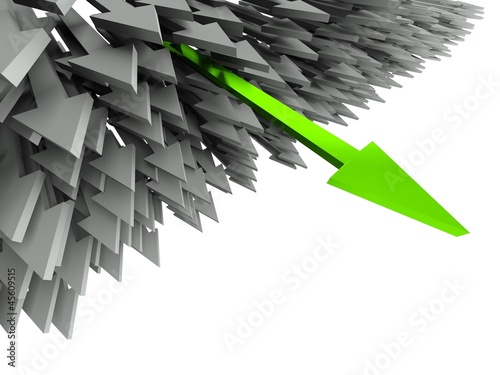 3d success arrow