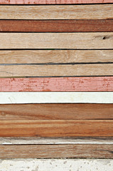 Wall Mural -  Striped wood background