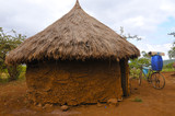 Fototapeta Sawanna - chata, Tanzania, Afryka
