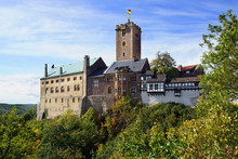 Landscape With Wartburg Castle In Eisenach, Germany