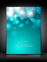 Greeting card for Christmas celebration. EPS 10.