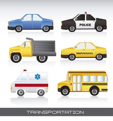 Sticker - cars vector