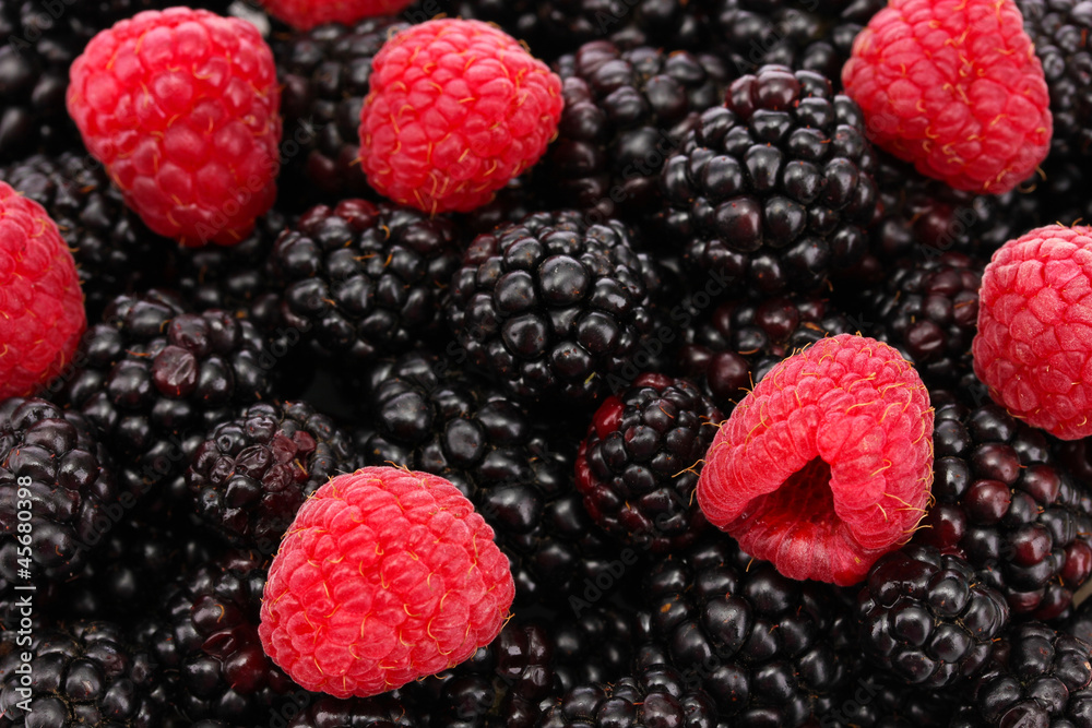 background of beautiful berries