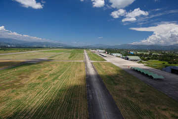 Wall Mural - takeoff runway