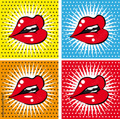 otworz-sexy-mokre-czerwone-usta-z-zebami-pop-art-zestaw-tla