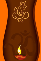 Ganesha Diwali Design