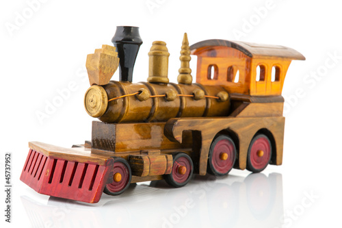 Naklejka na szybę Wooden toy train