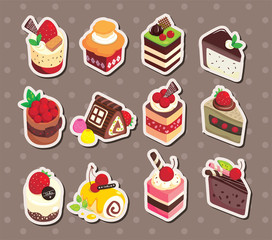 Wall Mural - cake stickers