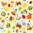 Toy seamless background 