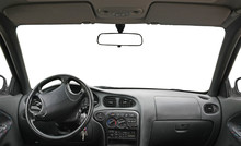 Car Interior Isolated For Creative Landscape Montage