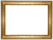 © g215 - Gold frame isolated on white background