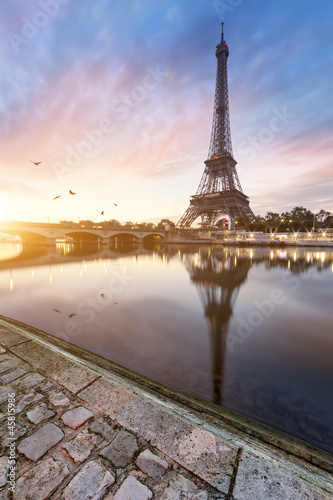 Obraz w ramie Tour Eiffel Paris