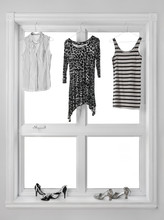 Clothes Hanging In The Window