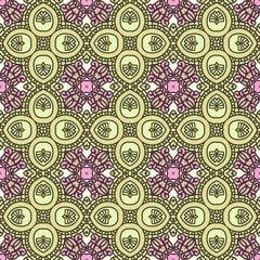 Poster - Decorative retro pattern