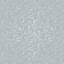 Abstract Floral Background, Seamless Pattern