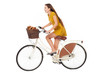 © pikselstock - Woman riding a bike