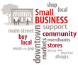 © casejustin - Small Business Word Cloud. Shop local community stores.