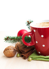 Canvas Print - Christmas cappuccino