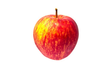 Wall Mural - apple on a white background