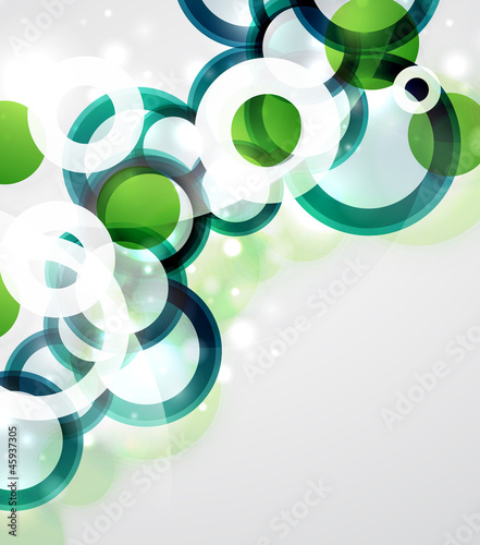 Naklejka dekoracyjna Abstract circles background