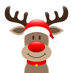 Wall Mural - Rudolph The Red Nosed Reindeer
