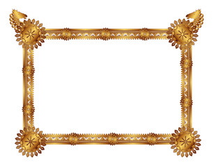 frame with an ornament in the old Russian style