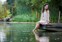 Girl On The Lake