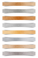 Poster - paper craft stick on white background