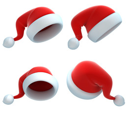 Sticker - santa claus hat