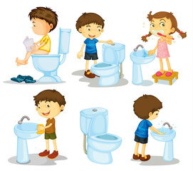 Sticker - kids and bathroom accessories