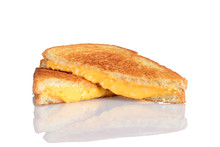 Grilled Cheese Sandwich With Reflection