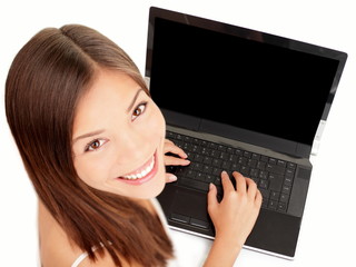 Laptop woman