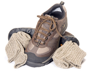 all terrain cross training hiking lightweight shoe and ragg soc