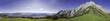 panorama vom wilden kaiser in österreich