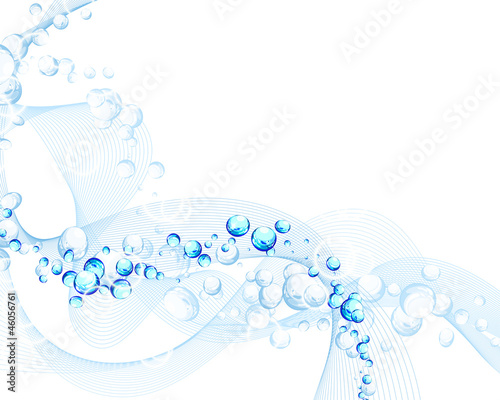 Naklejka dekoracyjna Ripple water